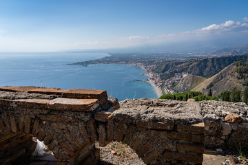 Poster - The beautiful Taormina Italy (Sicily)