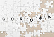 © LiliGraphie - Corona virus epidemie Coronavirus covid19 pandemie puzzle background