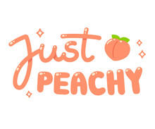Just Peachy Text Lettering