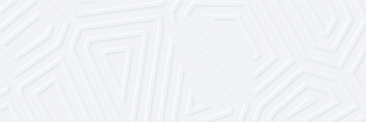 Wall Mural - white silver geometric universal background for business presentation . abstract elegant seamless pa