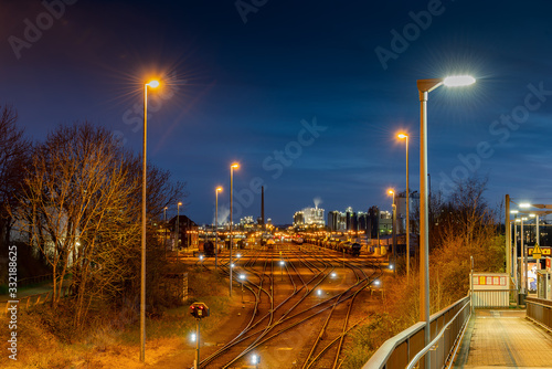 Photographie Der letzte Zug am Abend