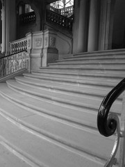 Canvas Print - historische Treppe am Zwinger in Dresden