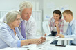 © aletia2011 - Portrait of successful senior businesspeople working together