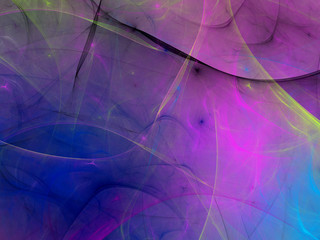 purple abstract fractal background 3d rendering illustration