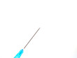 © tar9 - Disposable syringe needle on a white background.