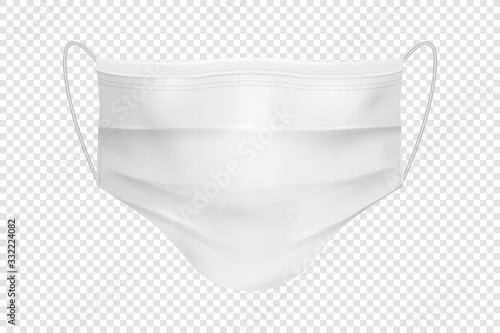 Download Vector 3d Realistic Blank Disposable Breathing Respiratory ...