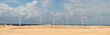 © Sérgio Rocha - Panoramic image of wind farms in Parque das Dunas, Canoa Quebrada, Aracati, Ceara