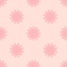 Cute Colorful Abstract Star Seamless Pattern. Polka Dot Tile Background. Vector Illustration.  