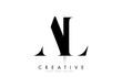 AL A L Letter Logo with Creative Shadow Cut Design.