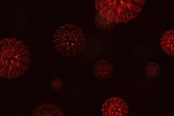 Wall Mural - covid-19 background. coronavirus concept. infectious disease prevention.