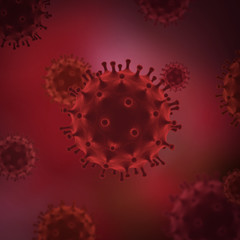Wall Mural - covid-19 background. coronavirus concept. infectious disease prevention.