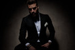 © Viorel Sima - sexy businessman sitting and posing cool