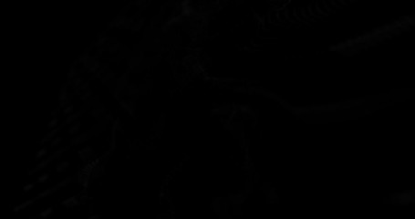 Wall Mural - 9 glowing dot particles dynamic liquid flow collection. neon streaming backgrounds. cyber binary. gl