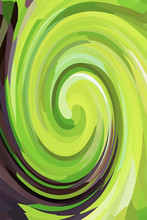 Background Art Paint Mix Paints Green Black Pool Curved Lines Vertical Texture