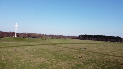 Wall Mural - aerial video clip in phoenix park