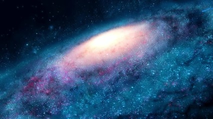 Wall Mural - coming to the edge of the magnificent milky way, spiral galaxy