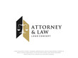 attorney and law logo.modern design.abstract style.vector illustration