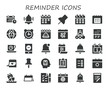 © Anna - Modern Simple Set of reminder Vector filled Icons