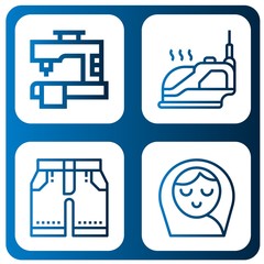 Sticker - Set of clothes icons