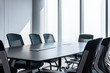 © hrui - Modern office meeting room table and chairs