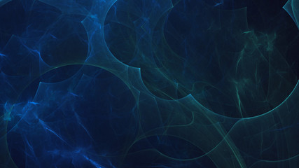 Wall Mural - 3D rendering abstract colorful fractal light background