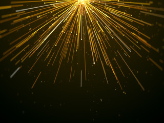 Wall Mural - gold light lines awards elegant abstract background.
