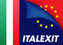 Illustration Italian European And Chinese Flag