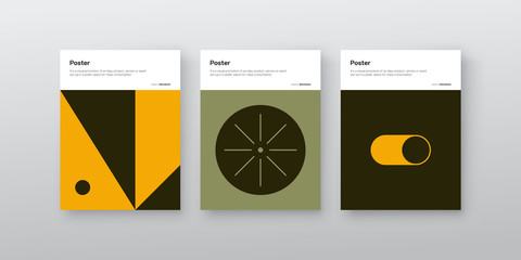 Bauhaus Design Poster Mockup Collection