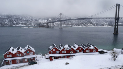 Wall Mural - Norway Evenskjer in winter