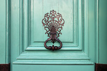 Door With Knocker In Paris (france)