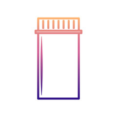 Wall Mural - tube for medicine nolan icon. Simple thin line, outline vector of BOTTLE icons for ui and ux, website or mobile application