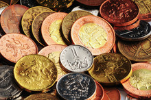 Czech Koruna - coins of czech currency - europe money