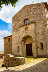 Wall Mural - Church of San Filippo Neri facade in Cingoli, Marche Region, Province of Macerata, Italy