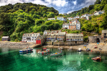 Sticker - From the Beautiful Fishing Port of Clovelly in Devon