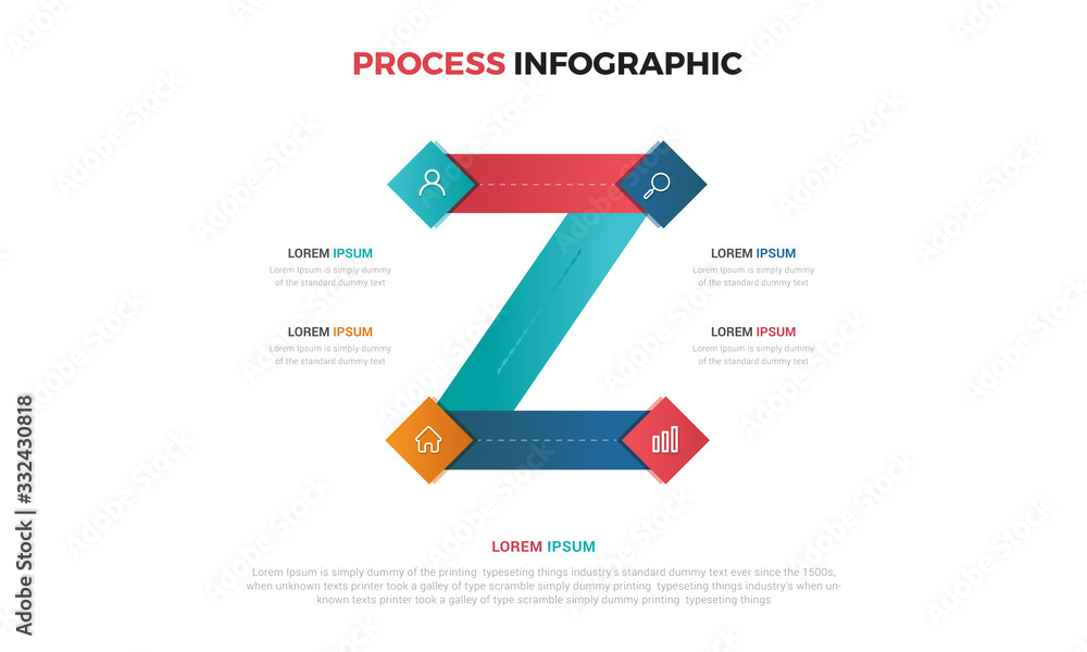 letter Z infographic. process, workflow, flowcharts, timeline, product ...