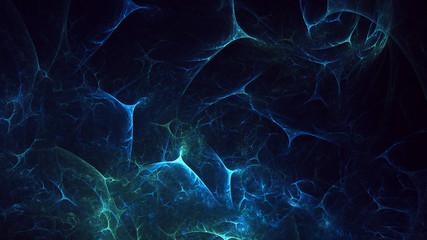 Wall Mural - 3D rendering abstract colorful fractal light background