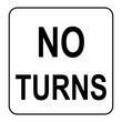 © luisrftc - No Turns road sign