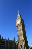 Fototapeta Londyn - Big Ben and Westminster Palace in London UK