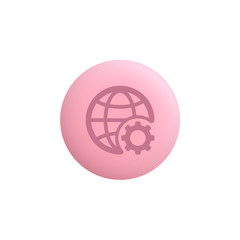 Web Settings -  Modern App Button