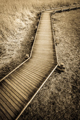 Canvas Print - old footpath