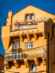 Wall Mural - typical old facade in italy