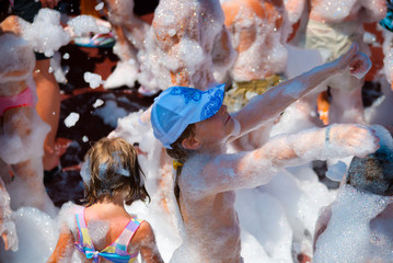 Children's foam party