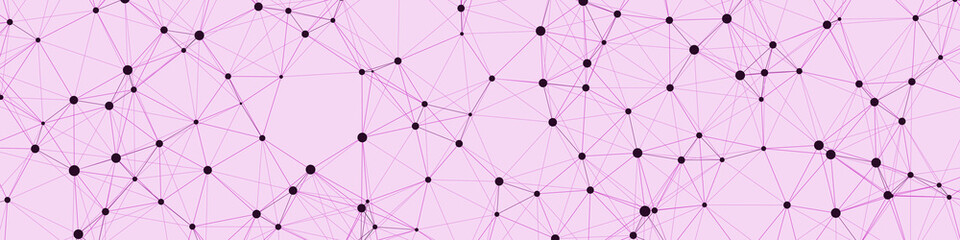 Network Mesh Computation Art background illustration