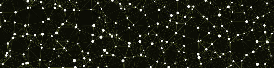 Network Mesh Computation Art background illustration