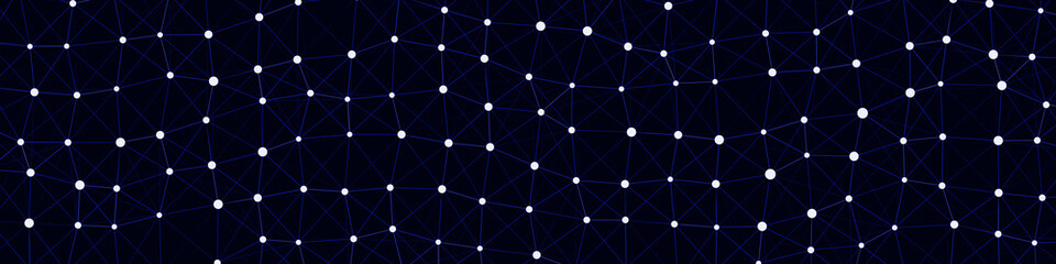 Network Mesh Computation Art background illustration