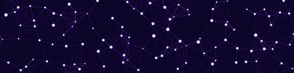 Network Mesh Computation Art background illustration