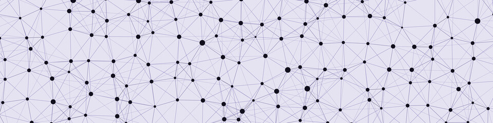 Network Mesh Computation Art background illustration