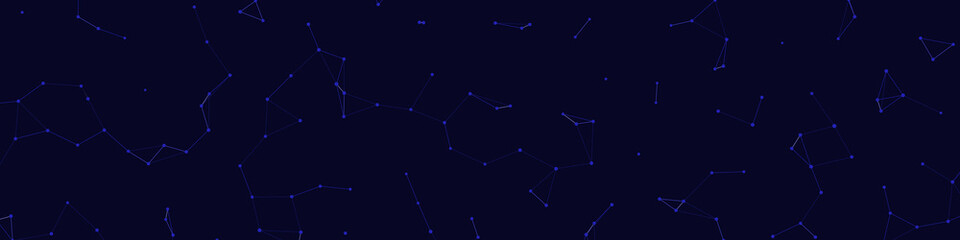 Network Mesh Procedural Art background illustration
