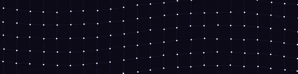 Network Mesh Procedural Art background illustration