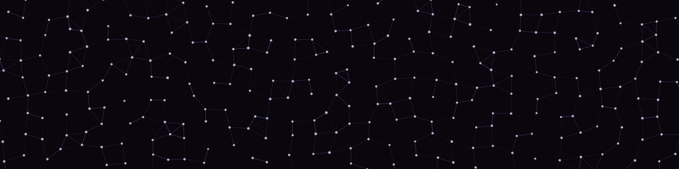 Network Mesh Procedural Art background illustration